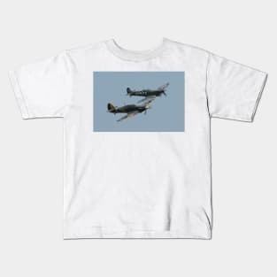 Hawker Hurricane + Supermarine Spitfire Kids T-Shirt